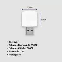 LUZPORT: Luz USB Portátil - Paga 5 y Lleva 10