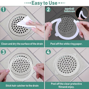 DRENAX - SET X20 FILTRO AUTOADHESIVO PARA DUCHA Y COCINA